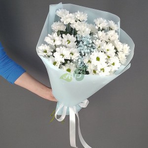 Букет из кремовых и розовых роз Самой нежной